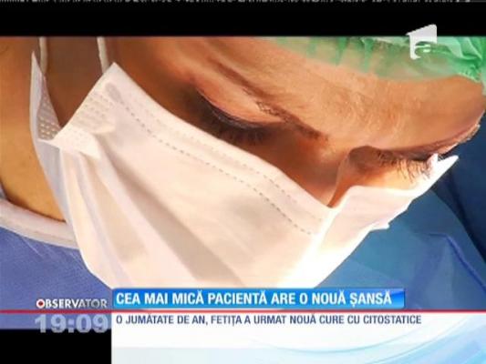 Fetiţă din Sfântu Gheorghe, care avea o tumoră la ficat, are o nouă şansă