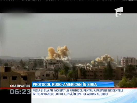 Rusia şi Statele Unite au încheiat un protocol în Siria