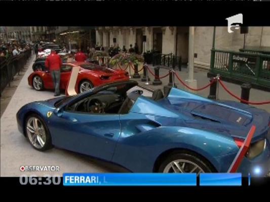 Ferrari a ajuns pe Wall Street! Și-a listat acţiunile la bursa de la New York