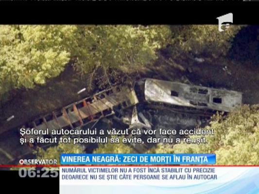 Franţa, în doliu după cel mai grav accident rutier din ultimele trei decenii