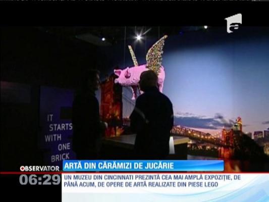 Inedit! de artă realizate din piese Lego