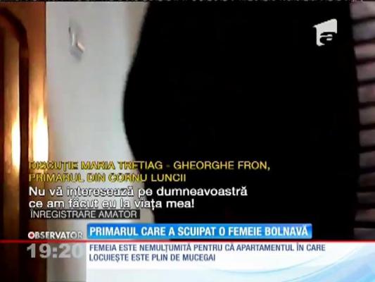 O bătrână cu handicap din Suceava a trăit umilinţa vieţii ei