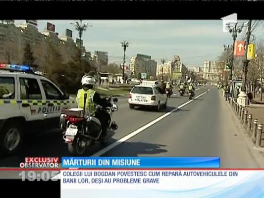 Riscurile la care se expun poliţiştii de la brigada de poliţie rutieră