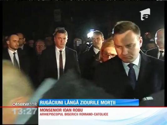 Ioan Robu, arhiepiscopul bisericii romano catolice, s-a rugat pentru cei morţi în tragedia din club Colectiv