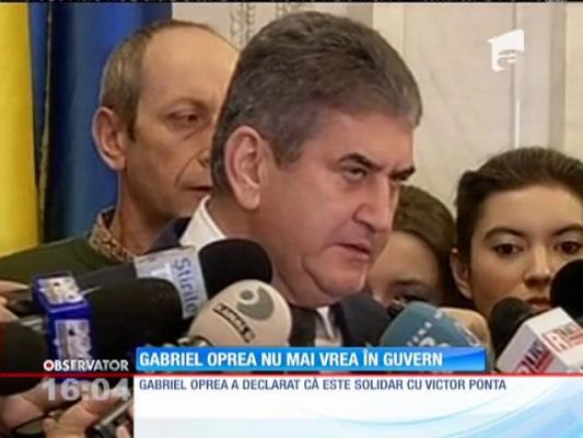Gabriel Oprea nu mai vrea în Guvern