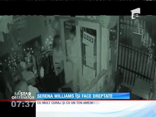 Serena Williams, numarul 1 în tenisul feminin a reuşit să prindă un hoţ care a încercat să-i fure telefonul mobil