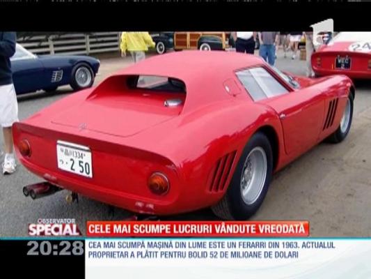 Special! Lista celor mai scumpe lucruri vândute vreodată