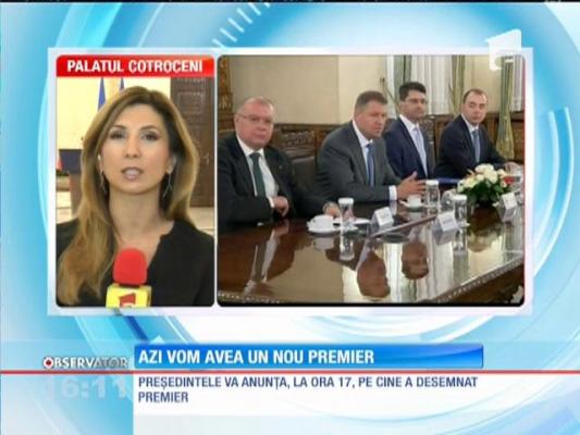 Culisele întâlnirii! Preşedintele va anunţa pe cine a desemnat premier