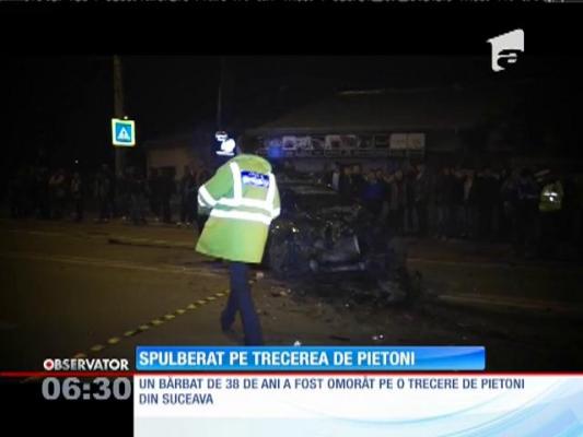 Suceava: Spulberat pe trecerea de pietoni