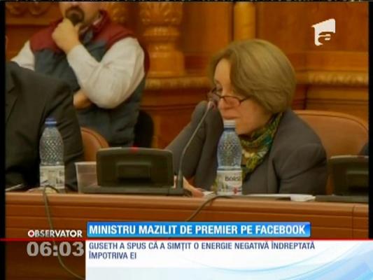 Știre de ultimă oră: Cristina Guseth, retrasă din Guvern de premierul  Cioloş în urma prestaţiei din Parlament