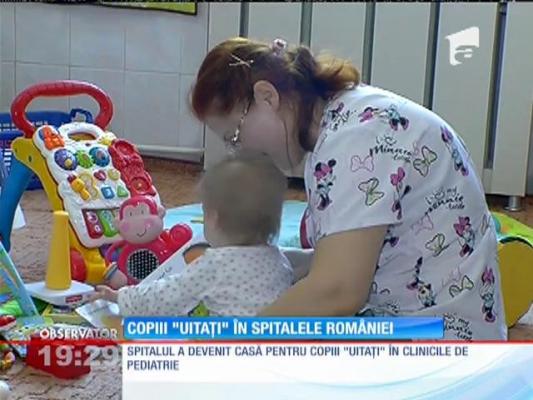 Spitalul a devenit casă pentru copiii uitați în clinicile de pediatrie