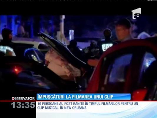 16 oameni, împuşcaţi în New Orleans în timp ce filmau un videoclip