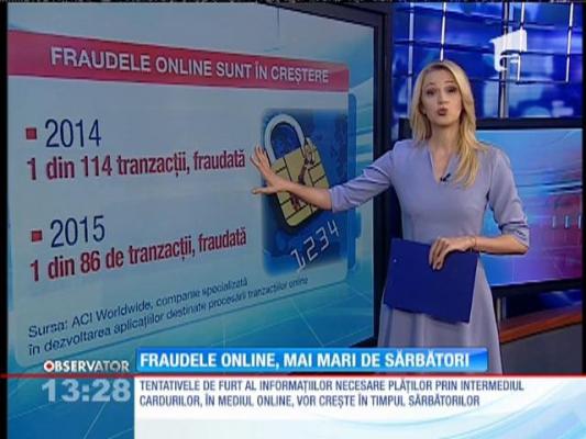 Fraudele online vor fi mai mari de sărbători