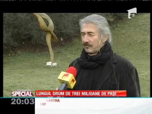 Special! Artistul român care a plecat la Londra pe jos