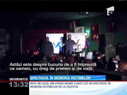 Spectacol la Neamţ, în memoria victimelor de la Colectiv