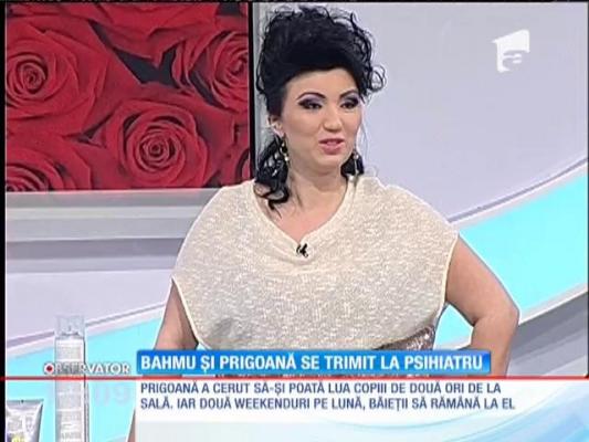 Bahmuţeanu şi Prigoană se trimit la psihiatru