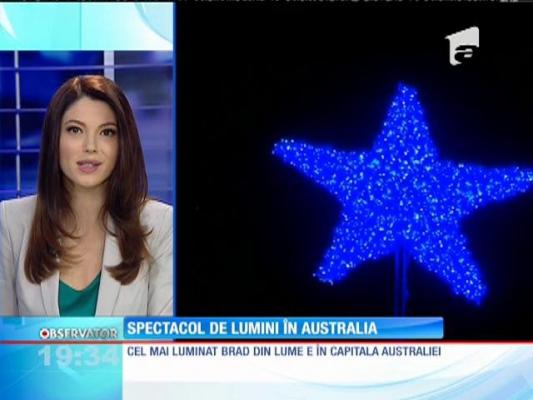 Cel mai mare pom de Crăciun se află anul acesta în Australia