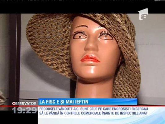 Mărfurile confiscate de către Fisc sunt scoase la vânzare
