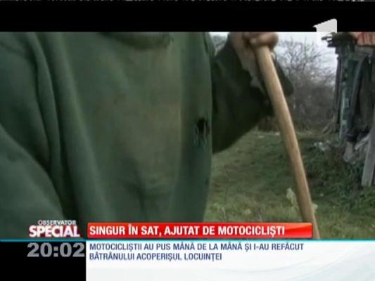 Special! Petru Teleu are 85 de ani şi este singurul localnic din satul Copileţ, Hunedoara