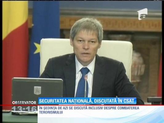 Securitatea națională, discutată în CSAT