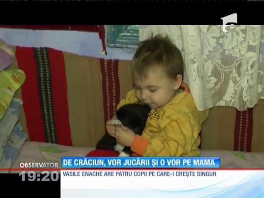 De Crăciun, vor jucării și o vor pe mama