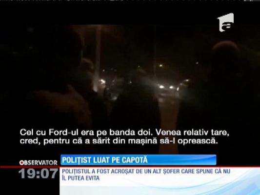 Agent de la Rutieră, rănit în misiune, în Bucureşti