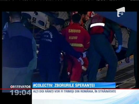 Unii dintre răniţii din Colectiv tratați în străinătate se întorc lângă cei dragi