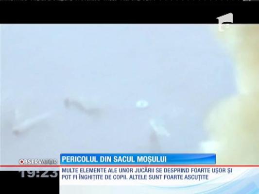 Inspectorii de la Protecţia Consumatorului au descoperit că şapte din zece jucării îi pot răni pe cei mici