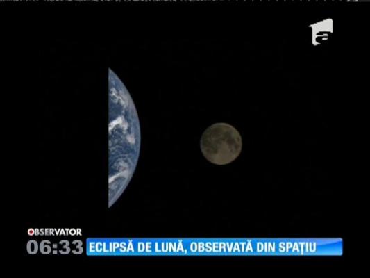 Imagini cu eclipsa de lună din 27 septembrie, făcute publice de NASA