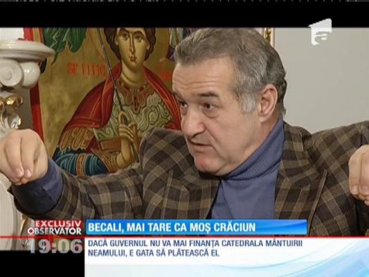 EXCLUSIV! Gigi Becali, cel mai darnic Moș Crăciun de anul acesta