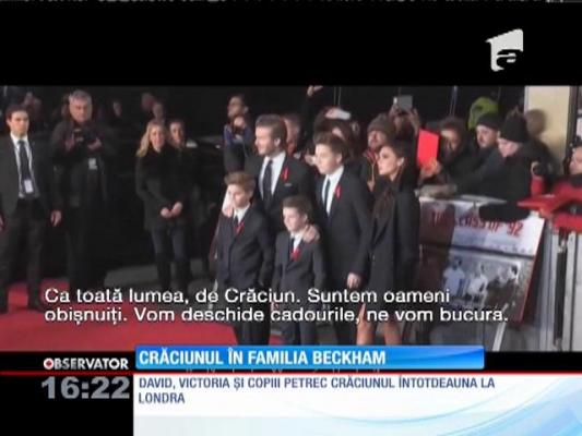 Unde își va petrece familia Beckham Crăciunul