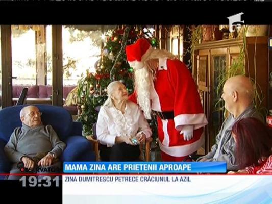 Zina Dumitrescu petrece Crăciunul la azil