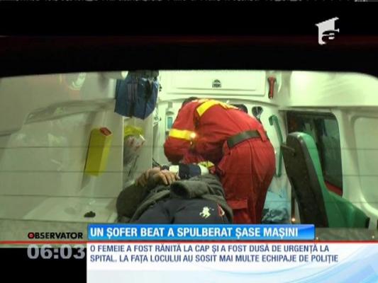 Un şofer beat a spulberat cu 100 de km/h şase maşini care aşteptau la semafor pe un bulevard din Piatra Neamţ