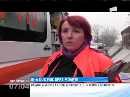 Un tânăr din Dej a murit într-un accident provocat de tatăl său