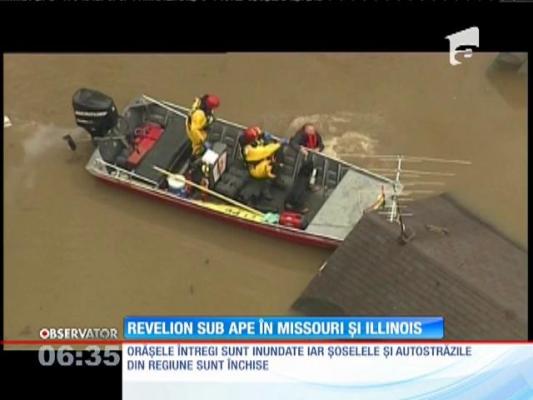 Revelion sub ape în Missouri și Illinois