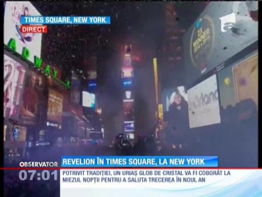 Revelion în Times Square, la New York