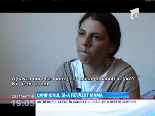 Raul Hanzi, campionul de 11 ani din Hunedoara, avut cele mai frumoase sărbători, alături de mama sa