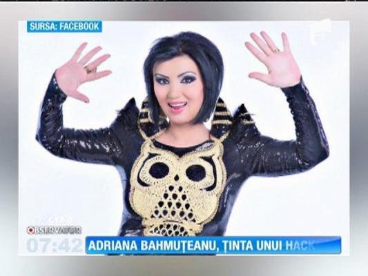 Adriana Bahmuţeanu, ținta unui hacker pe Facebook