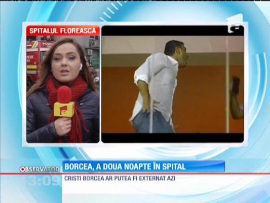 Cristi Borcea, a doua noapte la spitalul Floreasca