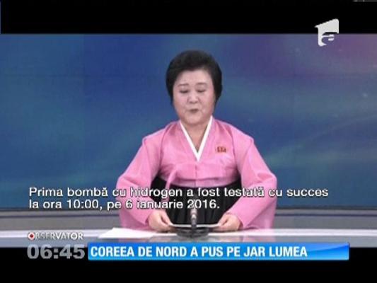 Coreea de Nord a pus pe jar lumea după testul cu bombă cu hidrogen