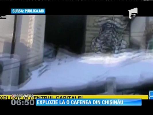 EXPLOZIE la o cafenea din Chişinău, soldată cu 20 de răniţi, inclusiv copii