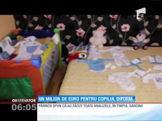 Un milion de euro pentru copilul născut cu malformaţii