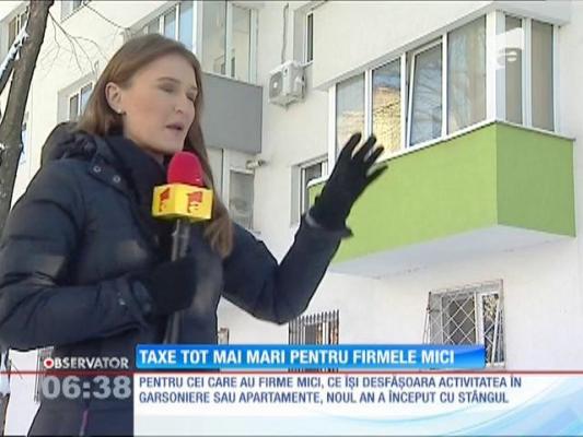 Taxe mai mari pentru firmele mici