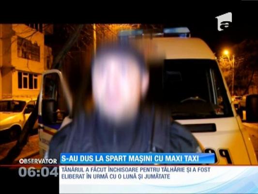 Doi prieteni de 17 şi 18 ani au spart cinci maşini într-o parcare din Galaţi