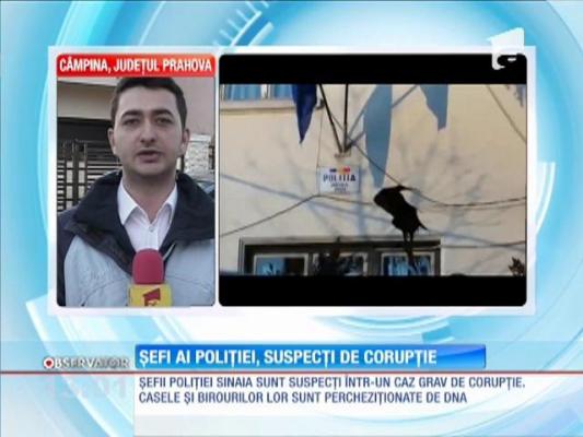 Şefii poliţiei Sinaia, suspecţi într-un caz grav de corupţie