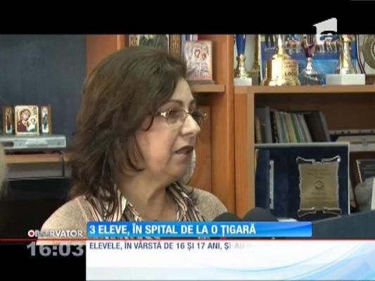 Trei eleve, în spital după ce au fumat etnobotanice