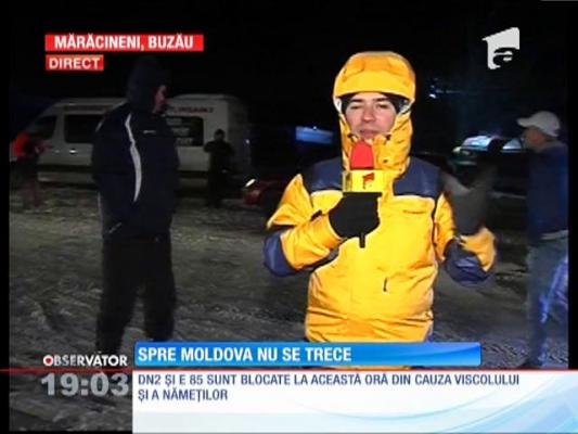 UPDATE! Viscolul a blocat jumătate de ţară! Autostrada Bucureşti - Constanţa şi 15 drumuri naţionale sunt închise