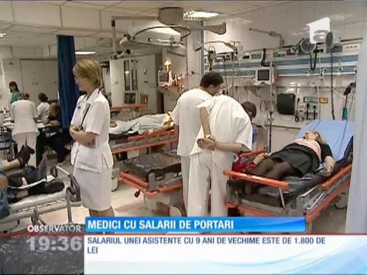 Majorări salariare pentru medici şi profesori. Dar din 2017