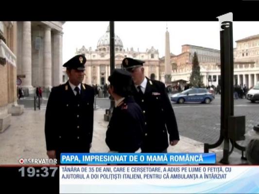 Papa Francisc, impresionat de o mamă româncă