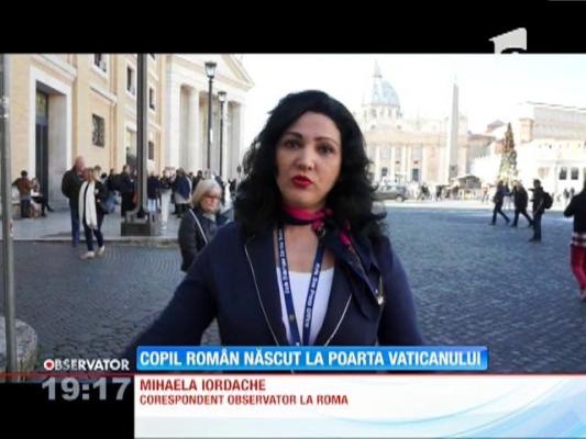 Mărturiile tatălui bebeluşului născut la poarta Vaticanului